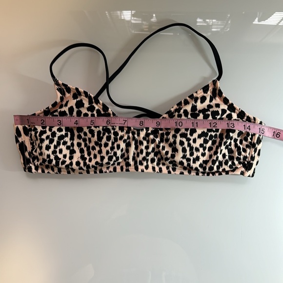 Xhilaration pink & black cheetah print 2 pc bikini set M - Picture 10 of 11